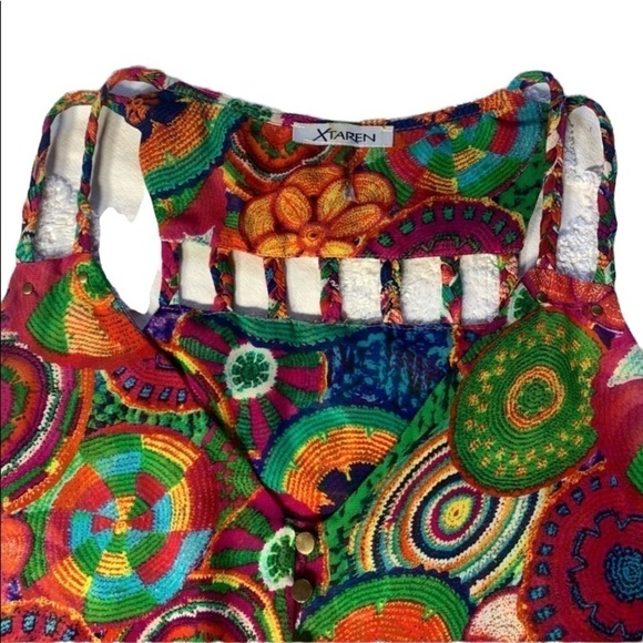 🔥🔥Xtaren Multicolored Top size M - Picture 3 of 7